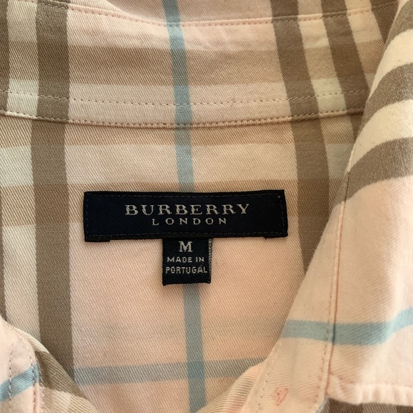 Medium pink Burberry button up - Picture 2 of 2